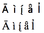 Aboriginal fonts on Mac